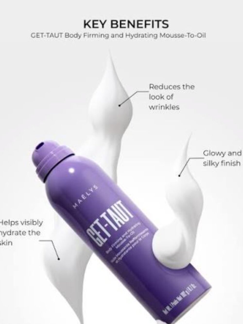 Maëlys GET-TAUT Body Firming & Hydrating Mousse-to-Oil - Picture 4 of 5